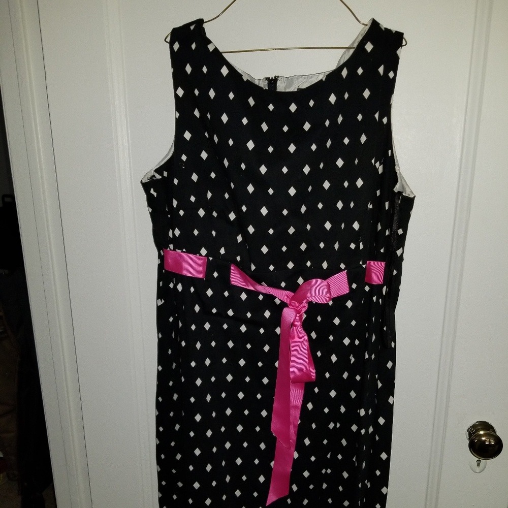 Jessica Howard Dress Black White